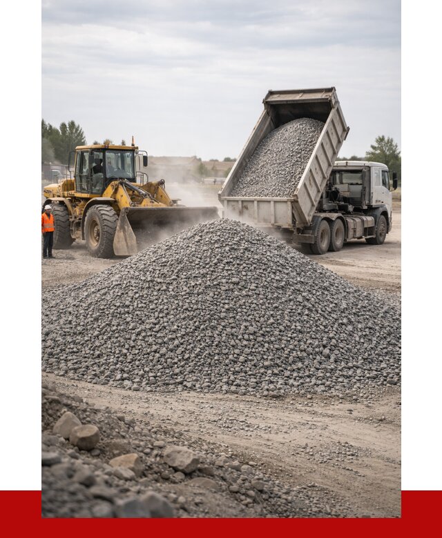 Купить щебень с доставкой в Красном Сулине от 2552 руб. | ПРОНЕРУДКрл