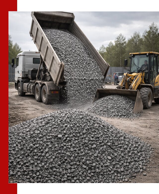 Доставка и продажа щебня гранитного в Красном Сулине