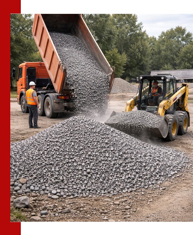 Купить гранитный щебень фракции 5–10 в Красном Сулине с доставкой