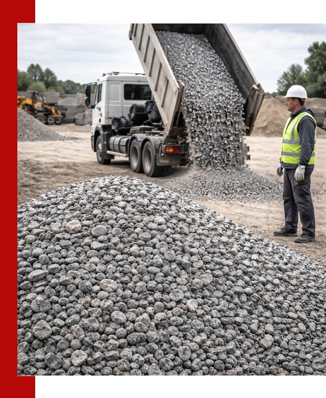 Доставка и продажа гранитного щебня фракции 5-20 в Красном Сулине