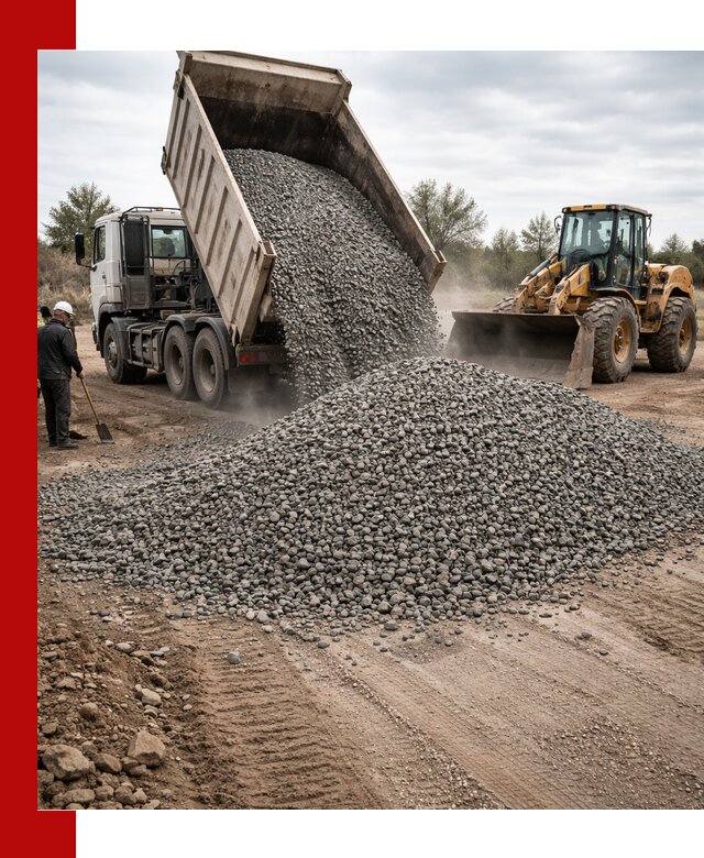 Гранитный щебень фракция 10-20 с доставкой в Красном Сулине
