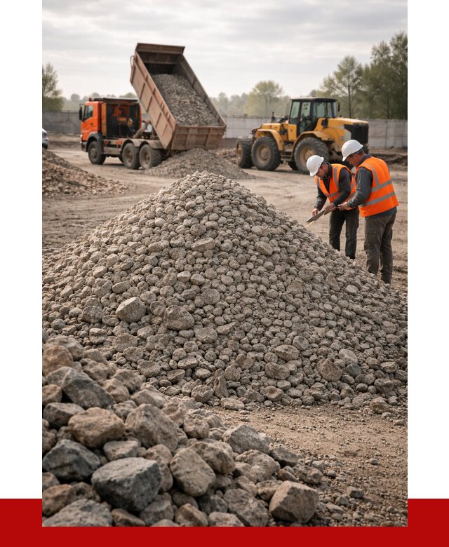 Гранитный щебень фракция 40-70 в Красном Сулине от 2552 руб ПРОНЕРУДКрл