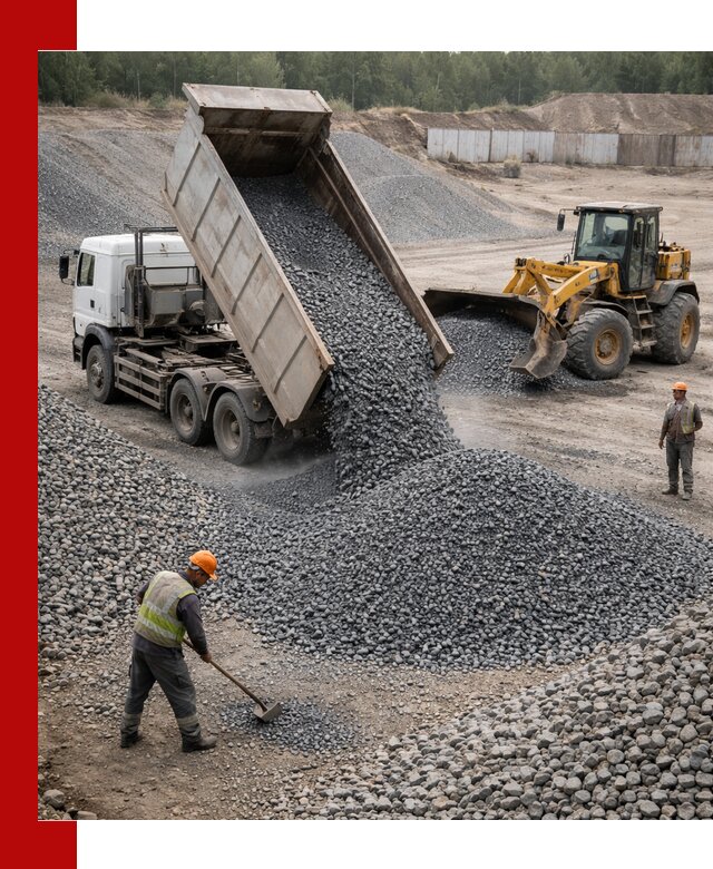 Щебень габбро-диабаз фр. 5-20 с доставкой в Красном Сулине