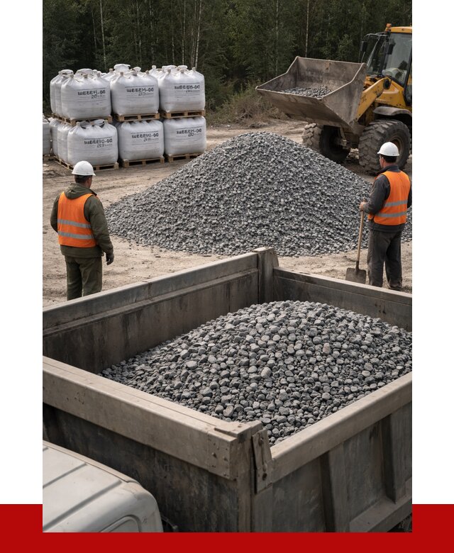 Щебень габбро диабаз 20-40 в Красном Сулине от 3470 руб. | ПРОНЕРУДКрл