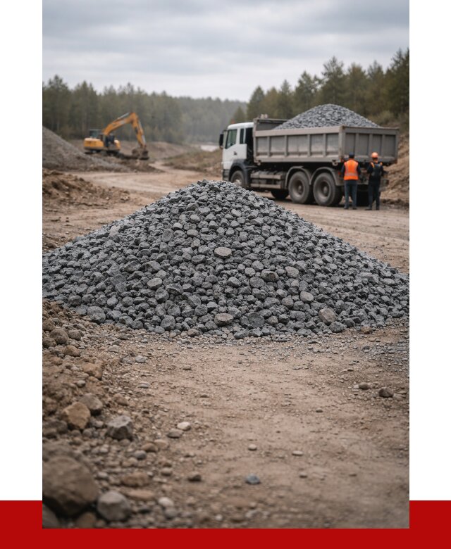 Щебень габбро диабаз фракция 40-70 в Красном Сулине от 2245 р-ПРОНЕРУДКрл