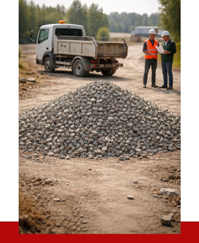 Гравийный щебень фракция 20-40 в Красном Сулине от 1225 р. | ПРОНЕРУДКрл