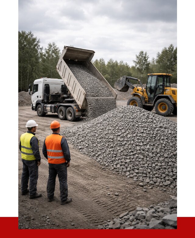 Гравийный щебень фракция 40-70 в Красном Сулине от 9696р | ПРОНЕРУДКрл