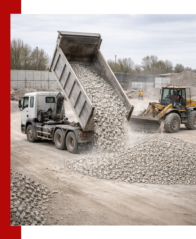 Доставка и продажа известнякового щебня в Красном Сулине