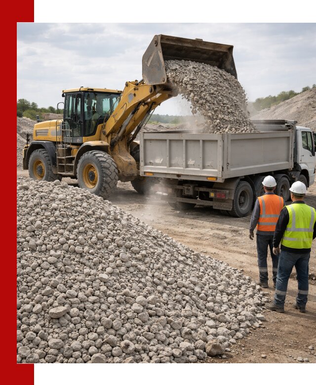 Доломитовый щебень фракция 40–71 доставка и продажа в Красном Сулине