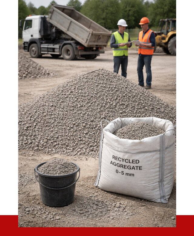 Вторичный щебень фракция 0-5 в Красном Сулине от 1633 р. ПРОНЕРУДКрл