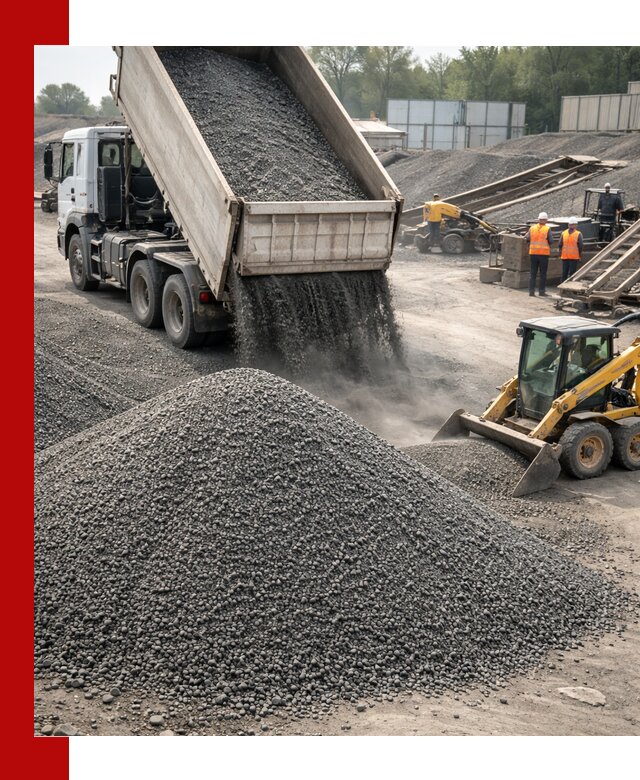 Вторичный щебень фракция 0–5 с доставкой в Красном Сулине