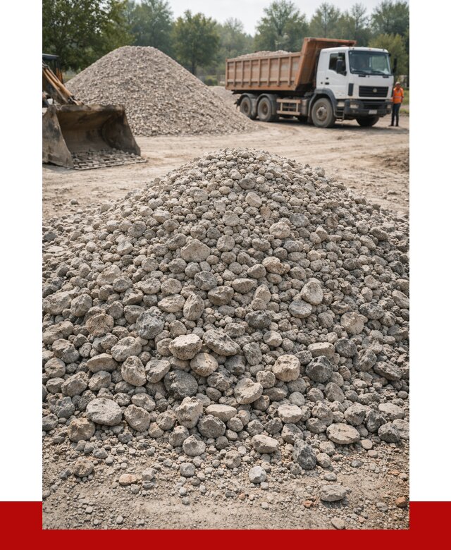 Вторичный щебень фракция 20-40 в Красном Сулине от 2245 р ПРОНЕРУДКрл