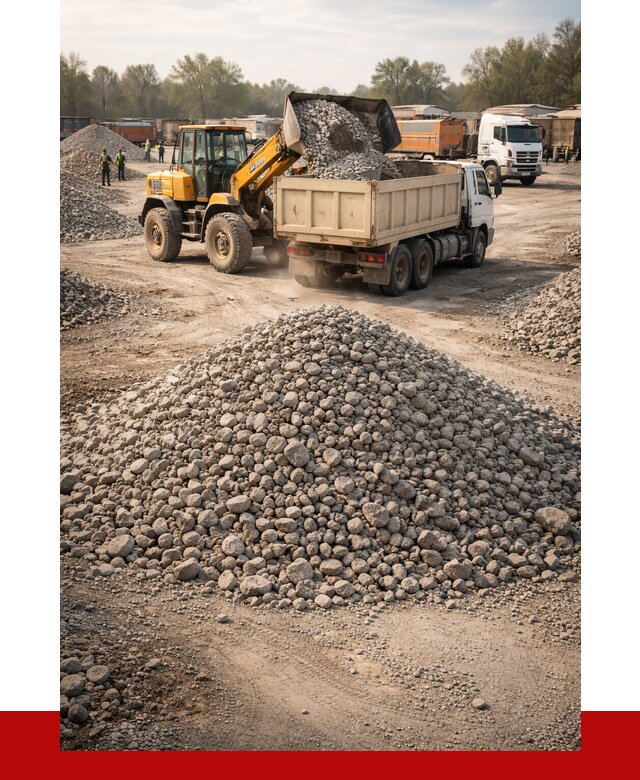 Вторичный щебень фракция 40-70 в Красном Сулине от 1776 р, ПРОНЕРУДКрл