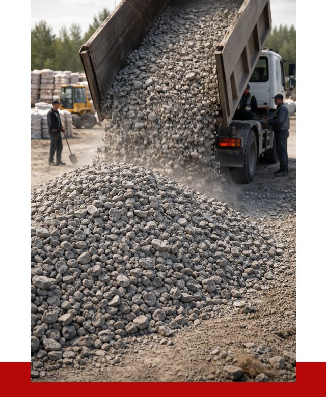 Бетонный щебень фракция 40-70 в Красном Сулине от 1837 р. ПРОНЕРУДКрл