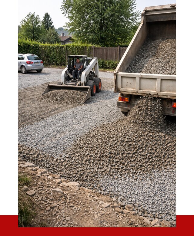 Щебень для парковки в Красном Сулине с доставкой от 1225 р.| ПРОНЕРУДКрл