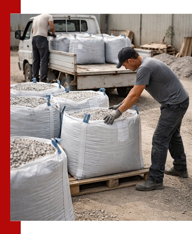 Доставка щебня в мешках по выгодным ценам в Красном Сулине