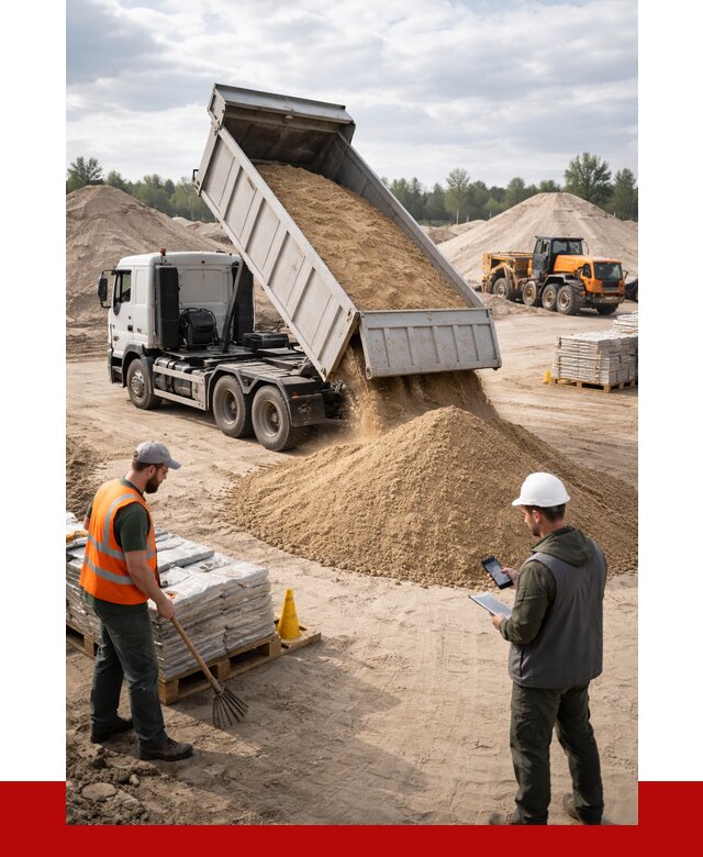 Карьерный песок с доставкой в Красном Сулине от 3674 р. ПРОНЕРУДКрл