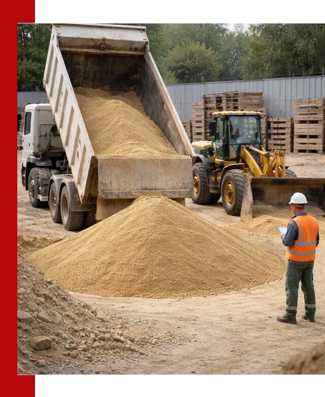 Доставка карьерного мелкозернистого песка в Красном Сулине