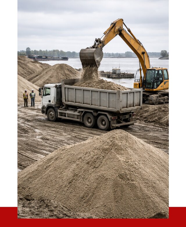 Купить речной песок навалом в Красном Сулине от 1837 р., ПРОНЕРУДКрл