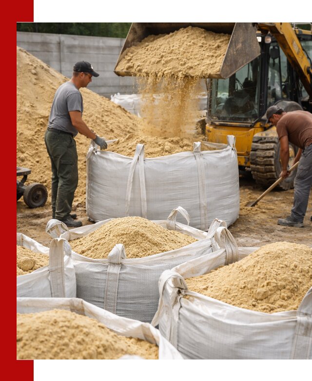 Поставка качественного песка для кладки в Красном Сулине