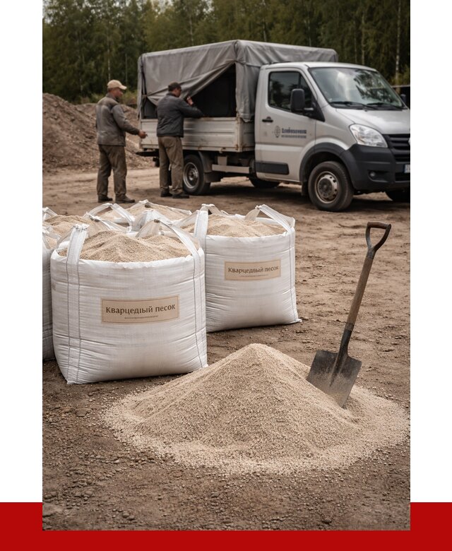 Кварцевый песок для пескоструя в Красном Сулине от 4593 р. | ПРОНЕРУДКрл