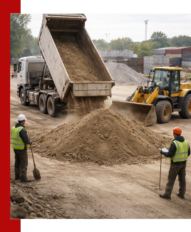 Доставка и продажа пескогрунта оптом и в розницу в Красном Сулине