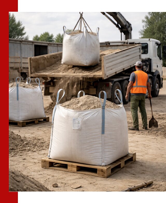 Доставка песка в биг бег в Красном Сулине быстро и без лишних хлопот