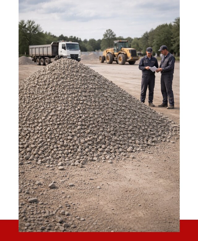 Купить гравий фракция 40-70 в Красном Сулине от 1225 р. | ПРОНЕРУДКрл