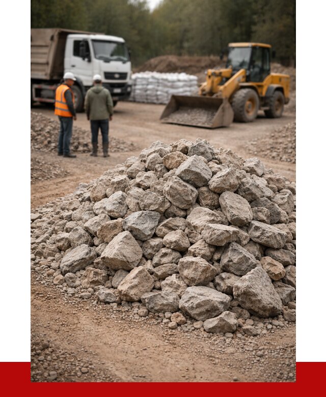 Купить бутовый камень с доставкой в Красном Сулине от 2347 р. | ПРОНЕРУДКрл