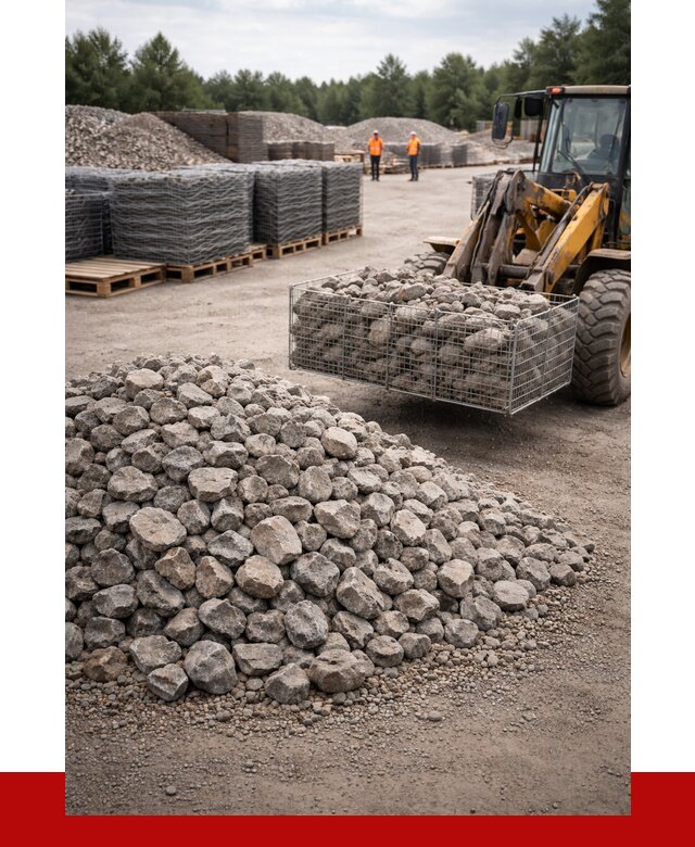 Камень для габионов фракция 70-150 в Красном Сулине от 4287 р. | ПРОНЕРУДКрл