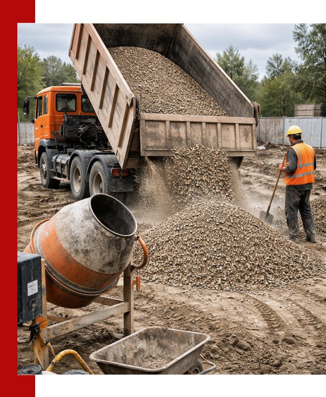 Опгс для бетона с доставкой самосвалом в Красном Сулине от производителя