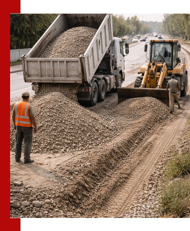 Опгс для устройства дорог и подсыпки в Красном Сулине