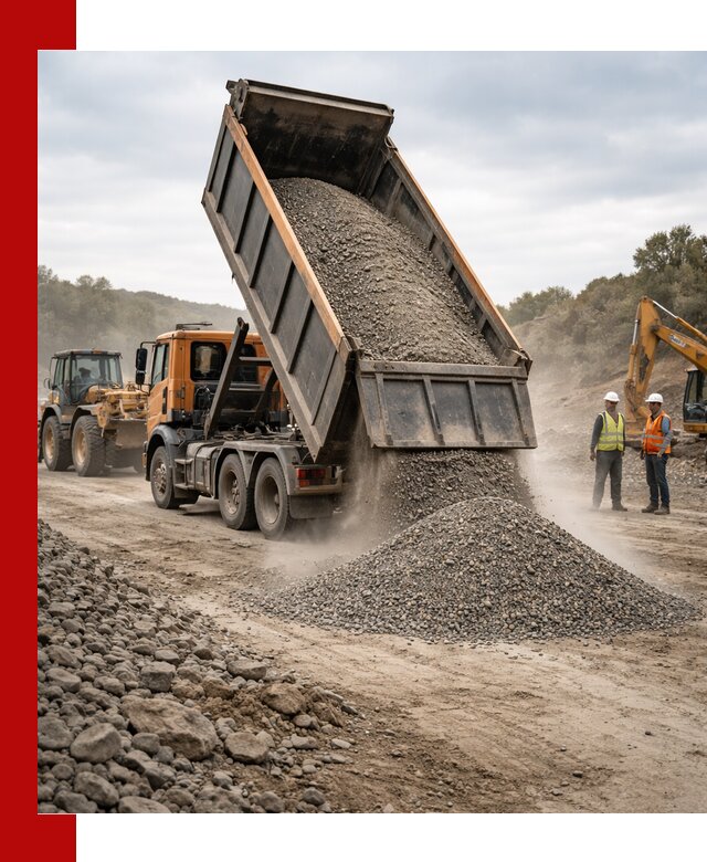 Щебёночно-песчаная смесь ЩПС С1 с доставкой в Красном Сулине