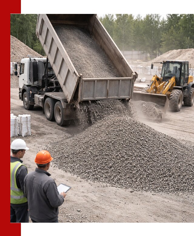 Доставка и продажа гранитного отсева 0-10 в Красном Сулине