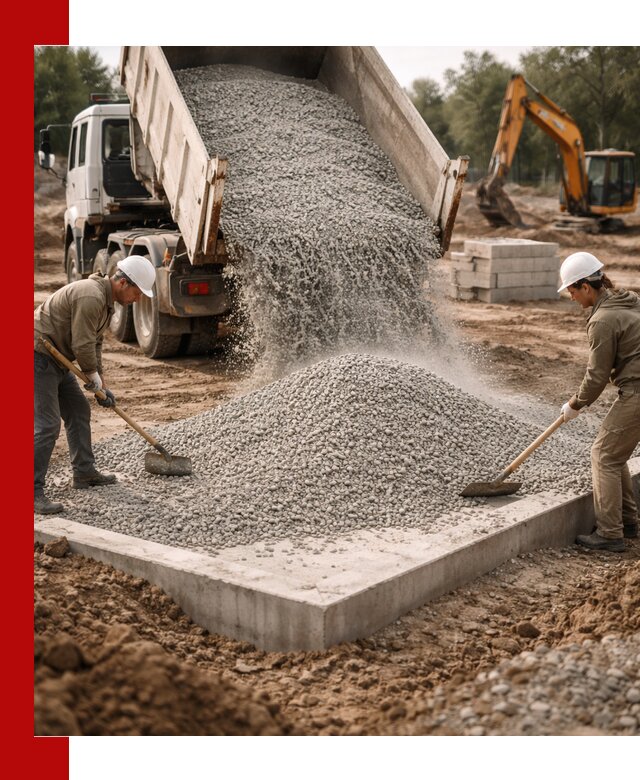 Доставка и продажа отсева для бетона в Красном Сулине