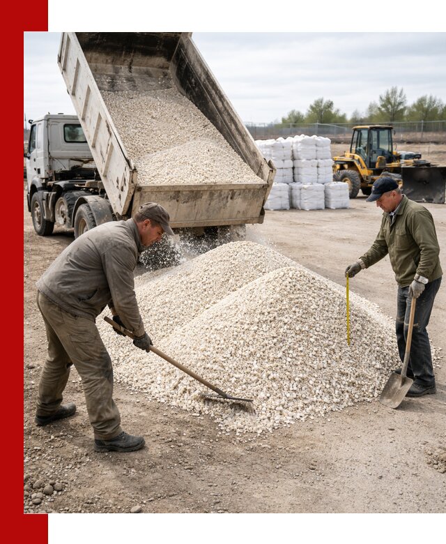 Мраморная крошка с доставкой и разгрузкой в Красном Сулине