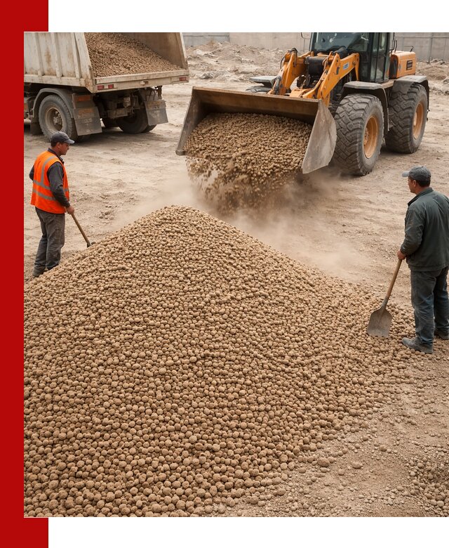 Керамзит фракция 10-20 с доставкой в Красном Сулине