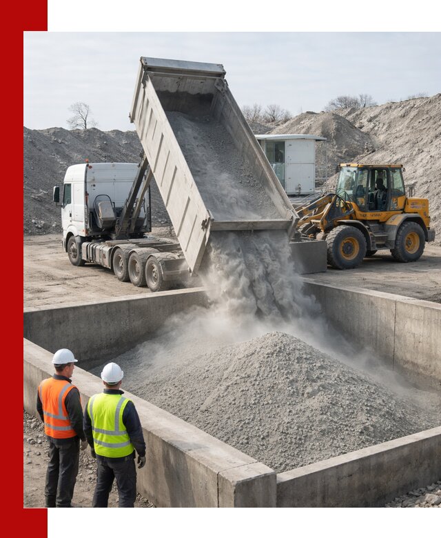 Доставка цемента навалом в Красном Сулине крупными партиями