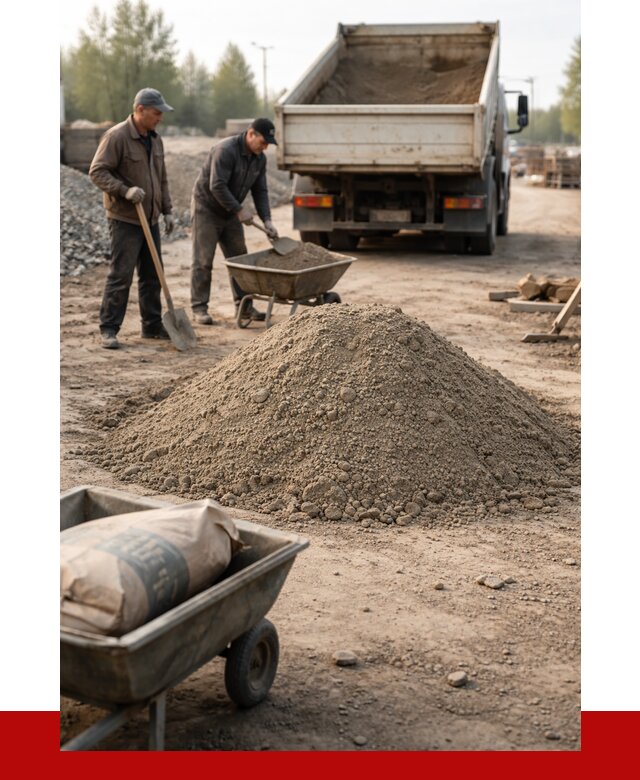 Цементно-песчаная смесь М150 в Красном Сулине от 4797 р. | ПРОНЕРУДКрл