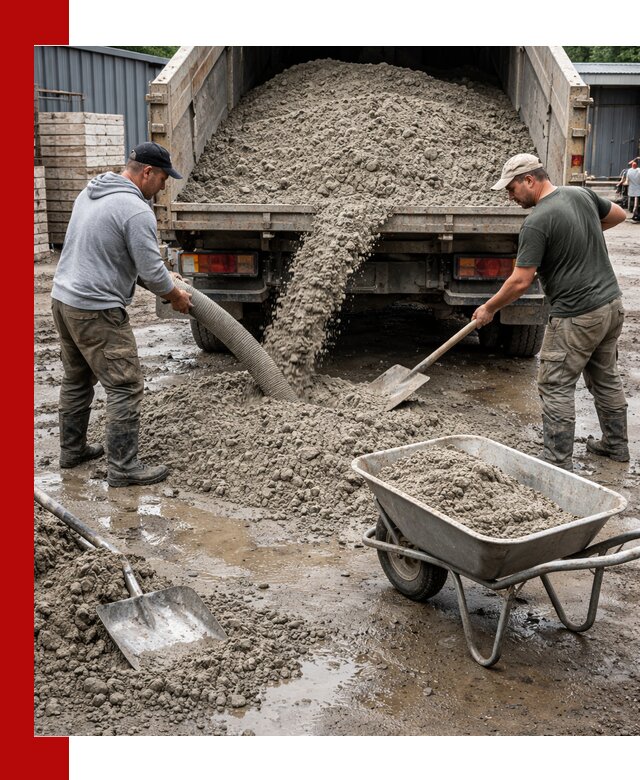 Цементно-песчаная смесь М150 доставка в Красном Сулине