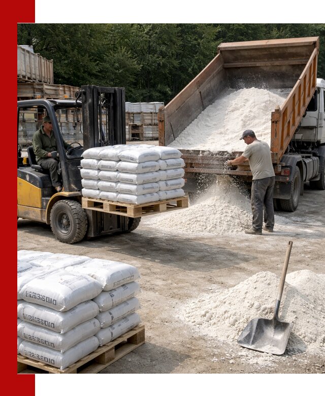 Доставка строительной извести оптом и в розницу в Красном Сулине