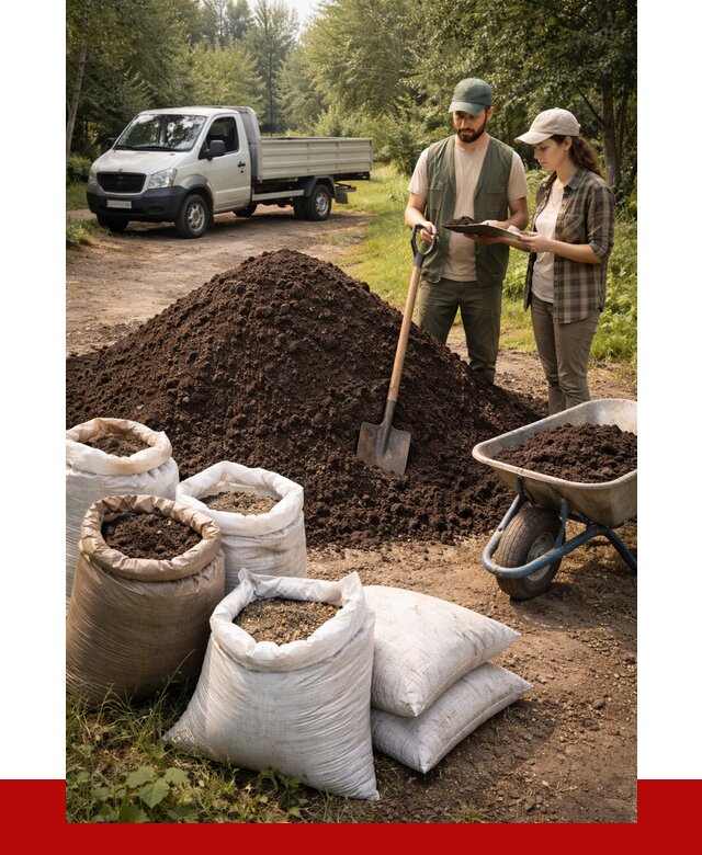 Купить грунт с доставкой в Красном Сулине от 4593 р. за м3 | ПРОНЕРУДКрл