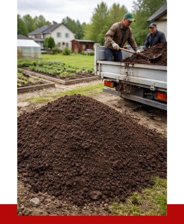 Плодородный грунт в Красном Сулине с доставкой от 4287 р. | ПРОНЕРУДКрл