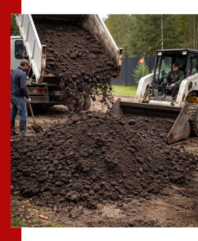 Плодородный грунт с доставкой в Красном Сулине для садов и огородов