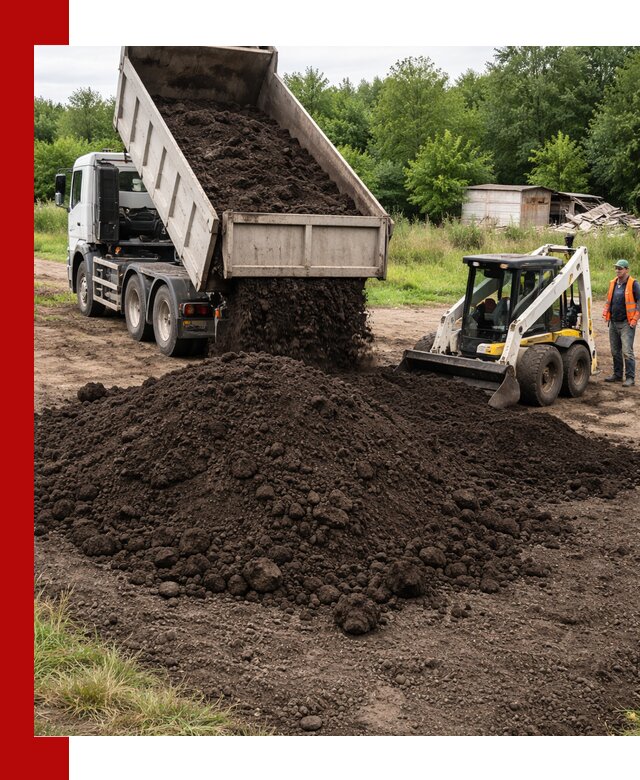 Поставка плодородной земли с доставкой самосвалом в Красном Сулине