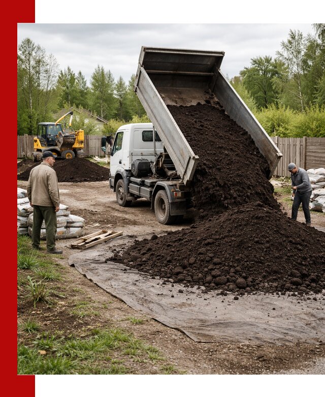 Доставка качественного почвогрунта в Красном Сулине оптом и в розницу