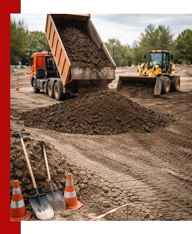 Поставка и доставка планировочного грунта в Красном Сулине