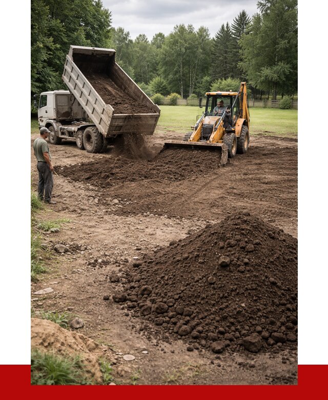 Грунт для выравнивания участка в Красном Сулине от 1225 р. | ПРОНЕРУДКрл