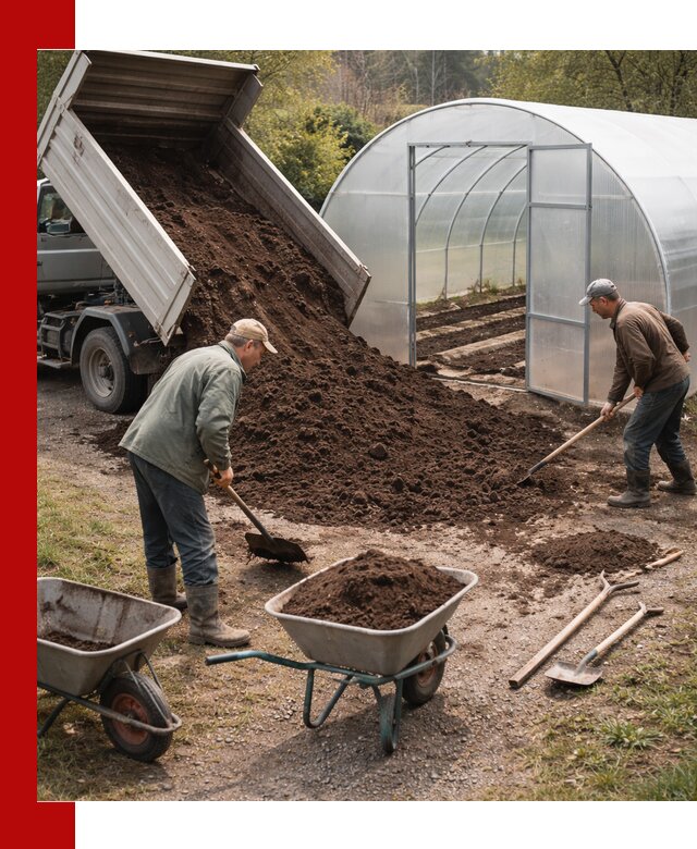 Грунт для теплицы с доставкой в Красном Сулине — плодородный субстрат под растения