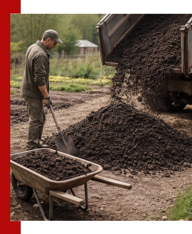 Доставка качественной земли для огорода в Красном Сулине